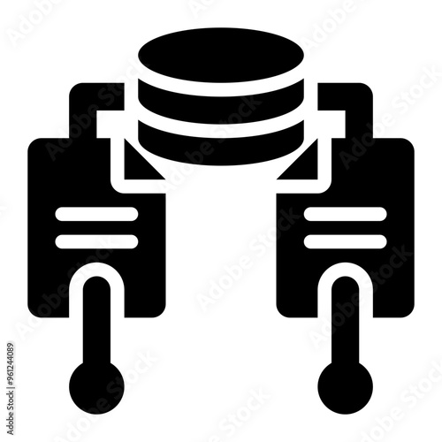 bagging, bootstrap aggregating, bootstrap averaging, algorithm, data, data science solid or glyph icon