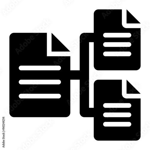 classification, categorization, data science, data, category, data classification solid or glyph icon