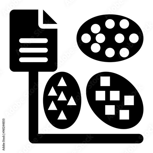 k-means, k means, clustering, data clustering, data, data science solid or glyph icon