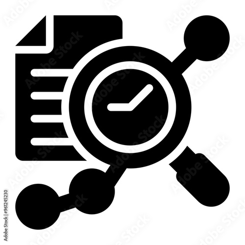 time series, analysis, data science, data, prediction, forecasting solid or glyph icon
