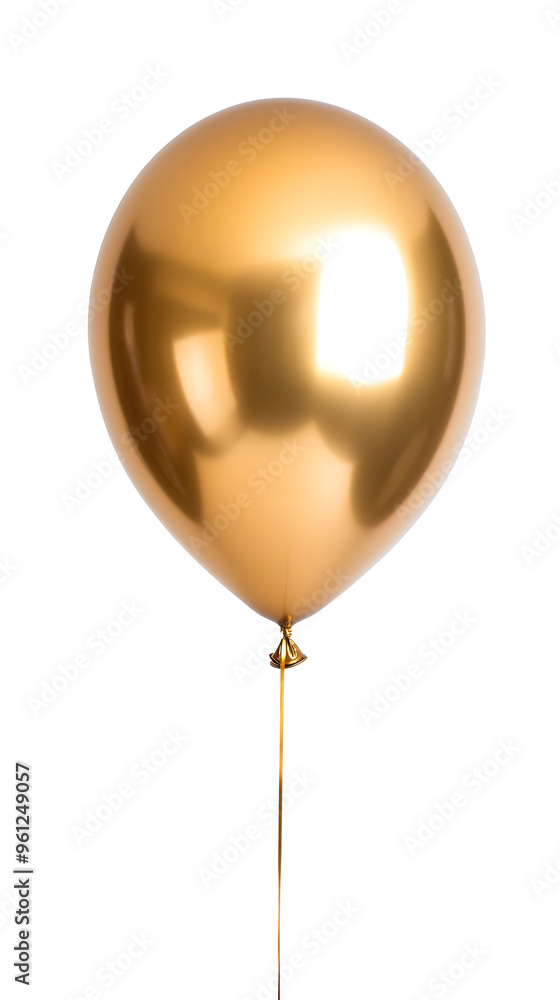 Gold balloon isolated on white background Gold balloon isolated on white background