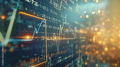 High-definition close-up of mathematical formulas on a modern computer screen 32k, full ultra hd, high resolution photo