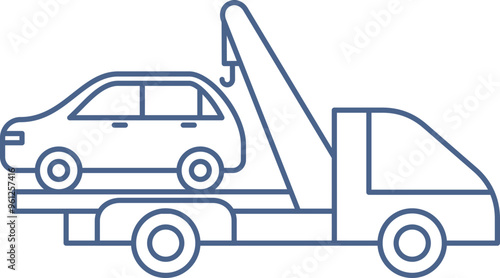 Towing Line Icon
