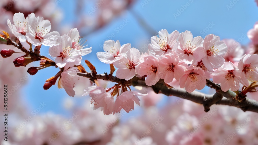 Springtime Cherry Blossoms in Full Bloom Springtime Cherry Blossoms in Full Bloom