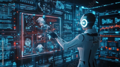 Concept of technological advancement and the potential for humans to control