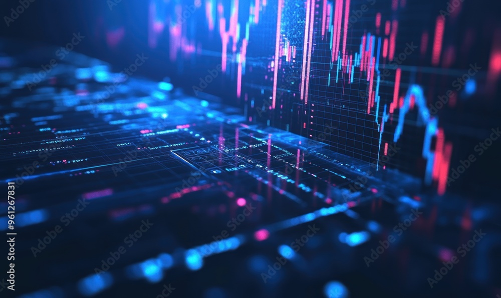 Abstract Stock Market Data Visualization Abstract Stock Market Data Visualization
