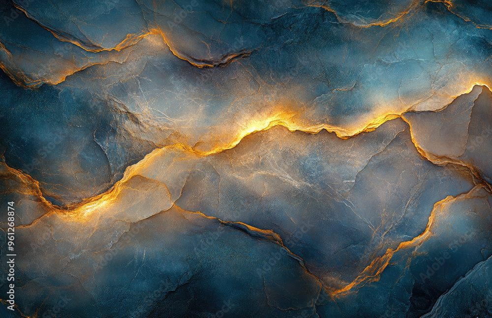 A dark blue and yellow abstract background with wavy textures, resembling an undulating mountain range at sunset. Created with Ai A dark blue and yellow abstract background with wavy textures, resembling an undulating mountain range at sunset. Created with Ai