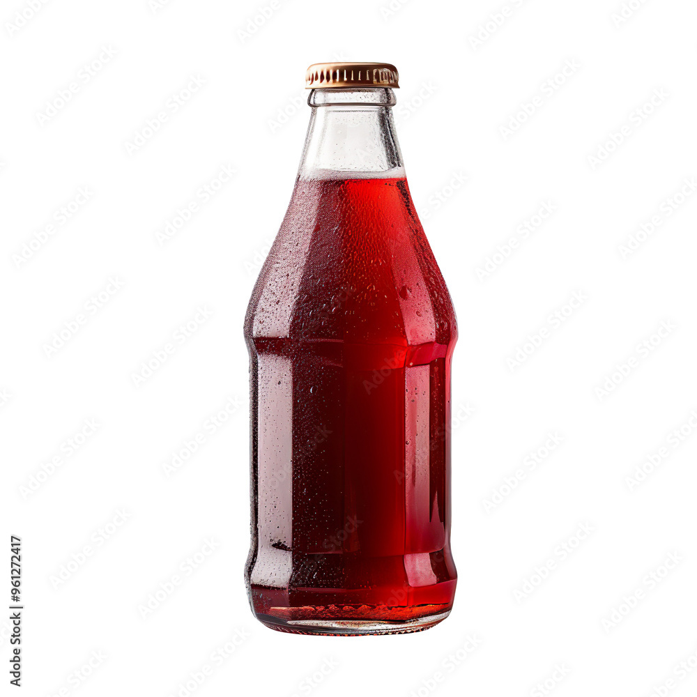 a bottle of soda isolated on transparent and white background a bottle of soda isolated on transparent and white background