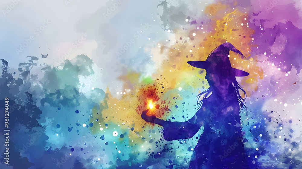 Magic Watercolor art drawing style Magic Watercolor art drawing style
