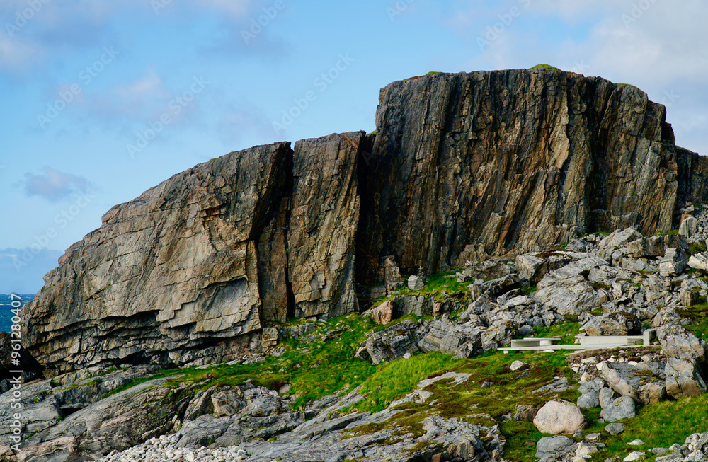 Bukkekjerka viewpoint and resting area on Norwegian Scenic Route Andøya Bukkekjerka viewpoint and resting area on Norwegian Scenic Route Andøya