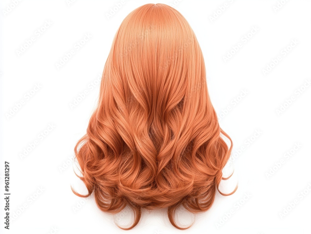 Fototapeta premium A woman with long red hair