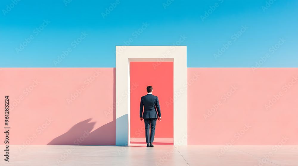 A image of a professional stepping through a doorway into a bright, glowing light. The radiant illumination represents a bold new beginning, symbolizing confidence, growth, and future opportunities. A image of a professional stepping through a doorway into a bright, glowing light. The radiant illumination represents a bold new beginning, symbolizing confidence, growth, and future opportunities.