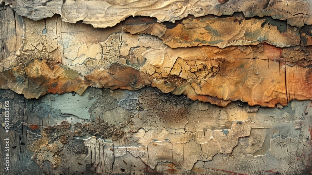 Fototapeta premium Abstract Textured Clay Wall