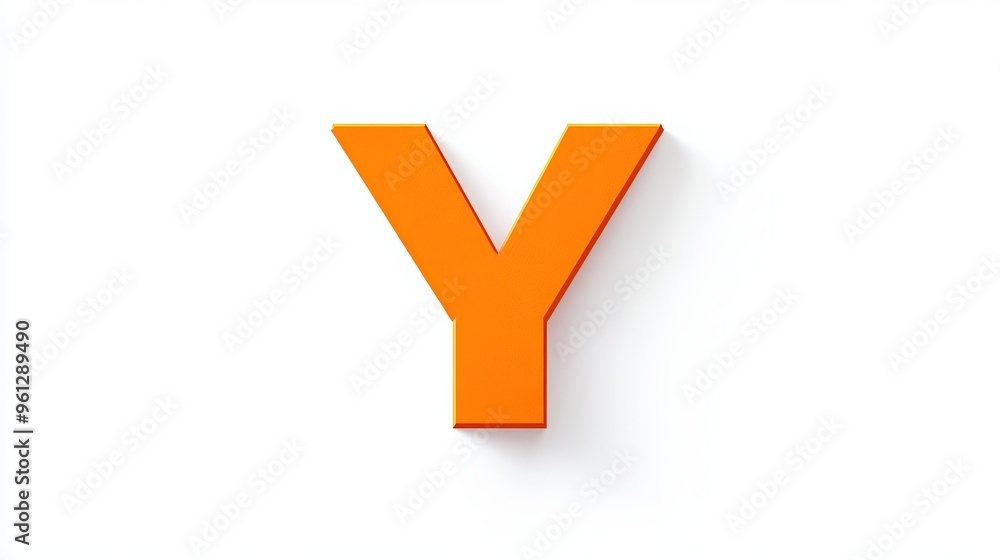 Volumetric form of the letter Volumetric form of the letter