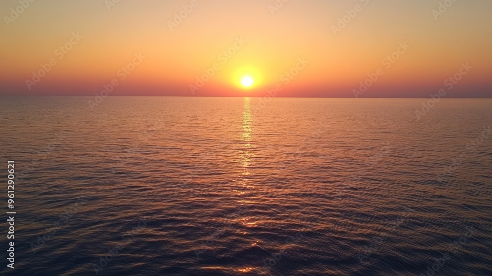 Obraz premium Sunset Over the Ocean