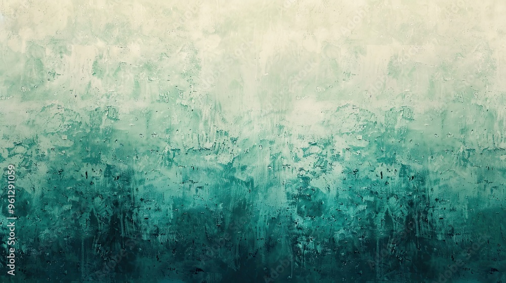 Post-Impressionist wallpaper with a cool teal to mint gradient featuring textures and glowing edges Post-Impressionist wallpaper with a cool teal to mint gradient featuring textures and glowing edges