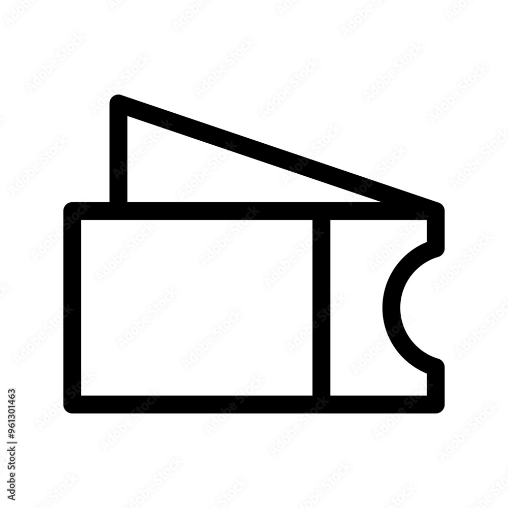 Ticket Icon Vector Symbol Design Illustration Ticket Icon Vector Symbol Design Illustration