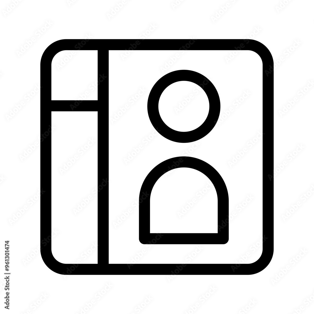 Contact Book Icon Vector Symbol Design Illustration Contact Book Icon Vector Symbol Design Illustration