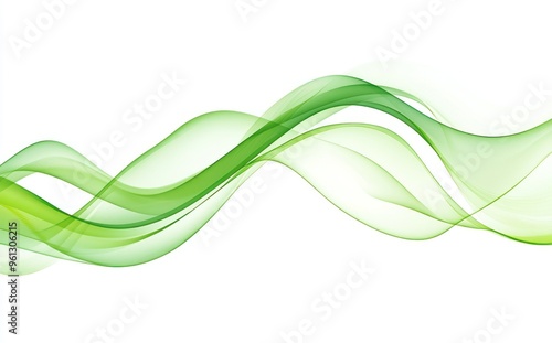 Abstract Green Wave Design