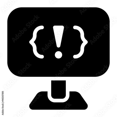 Fényképezés syntax error, trouble, error, syntax, warning, programming solid or glyph icon