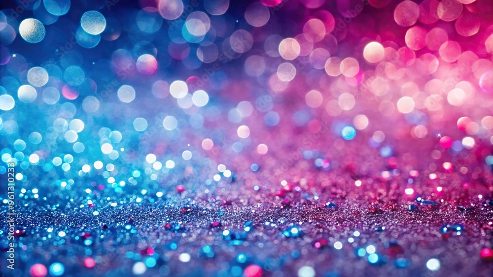 Background with glitters and sparkles in pink and blue colors Background with glitters and sparkles in pink and blue colors