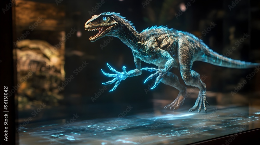 Breathtaking digital artwork depicting a holographic visualization of ...