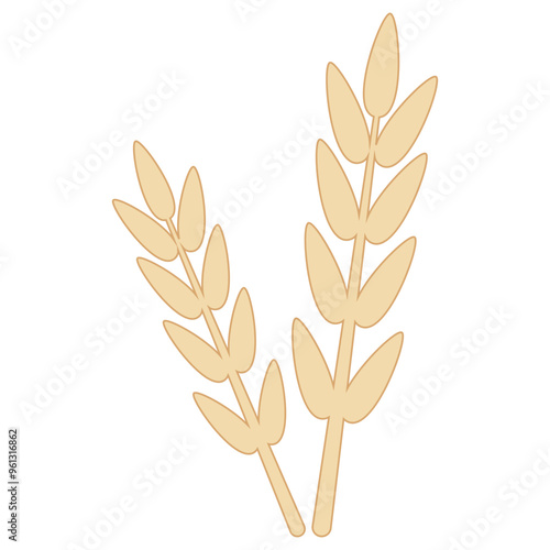 Wheat Grain Illustration