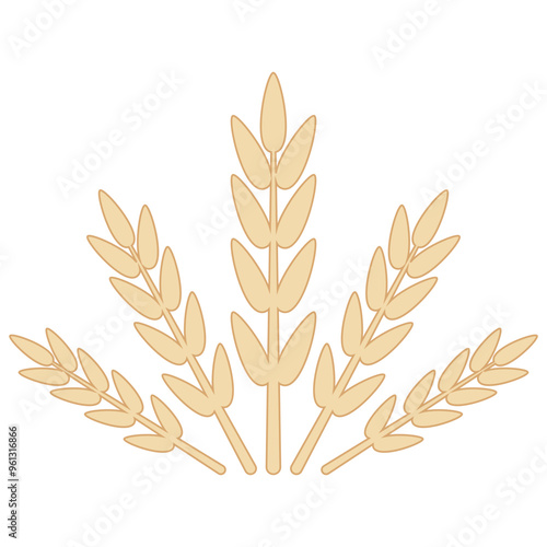 Wheat Grain Illustration