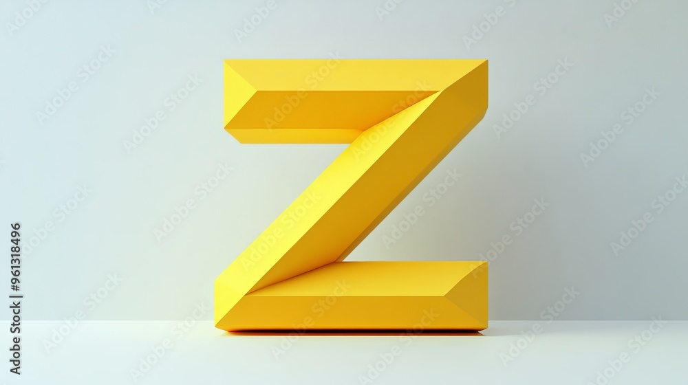 Volumetric letter Volumetric letter