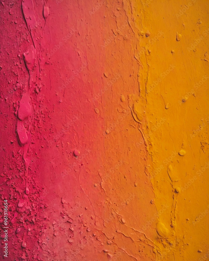 Obraz premium A vibrant gradient transitions from bright pink on the left to a rich yellow on the right