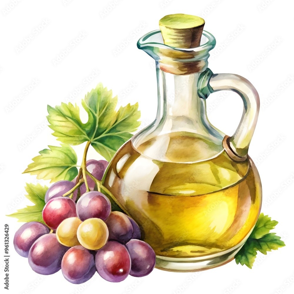 watercolor drawing of grapes and grapes with a bottle watercolor drawing of grapes and grapes with a bottle