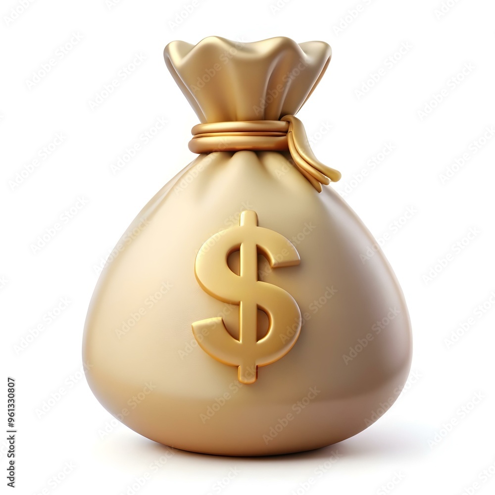 bag with money bag with money