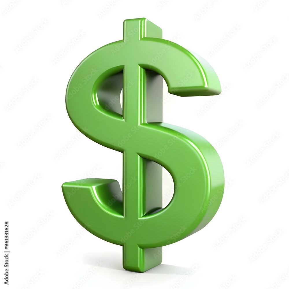 3d dollar sign 3d dollar sign