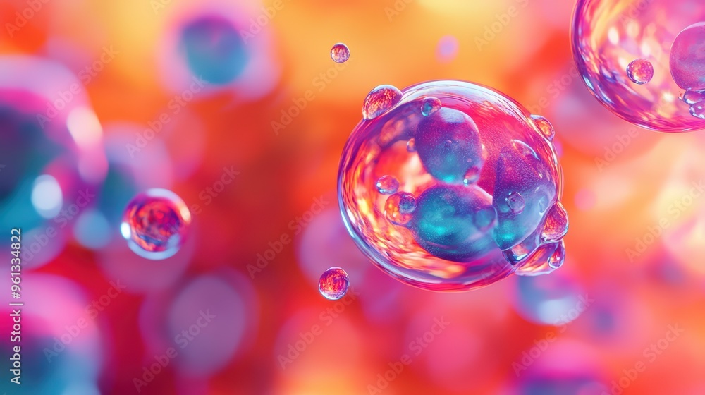 A vibrant soap bubble scene featuring dynamic reflections and colorful patterns A vibrant soap bubble scene featuring dynamic reflections and colorful patterns