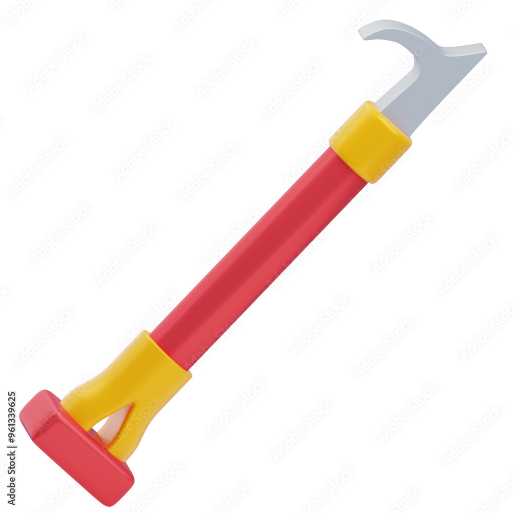 3D Firefighter Pike Pole Tool Icon 3D Firefighter Pike Pole Tool Icon