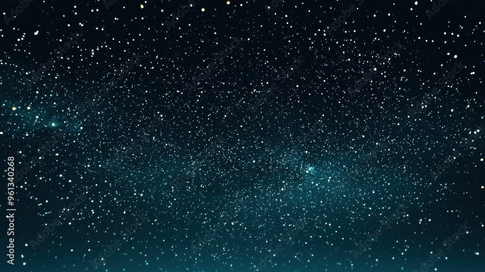 Fototapeta premium Night Sky with Sparkling Stars Background