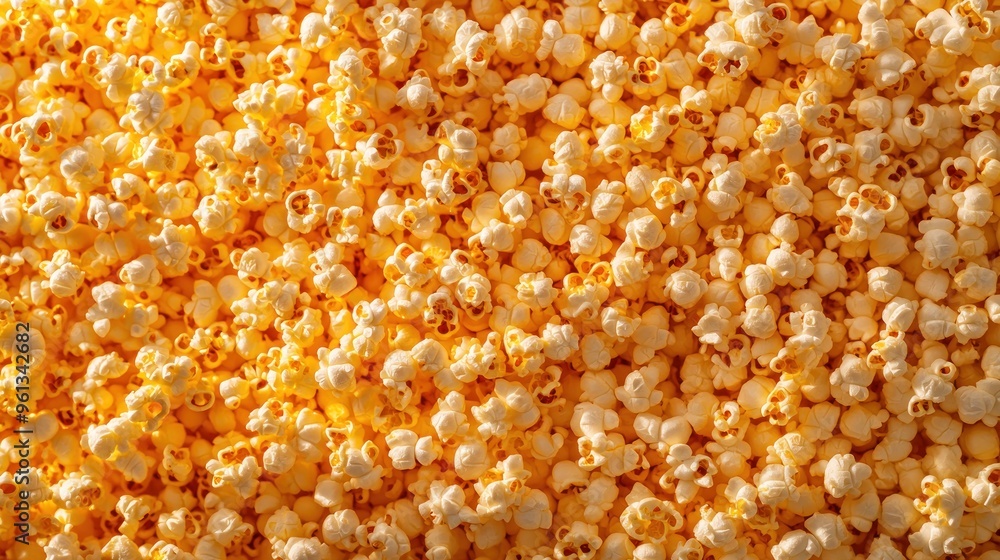 Close-up of Buttery Popcorn Close-up of Buttery Popcorn