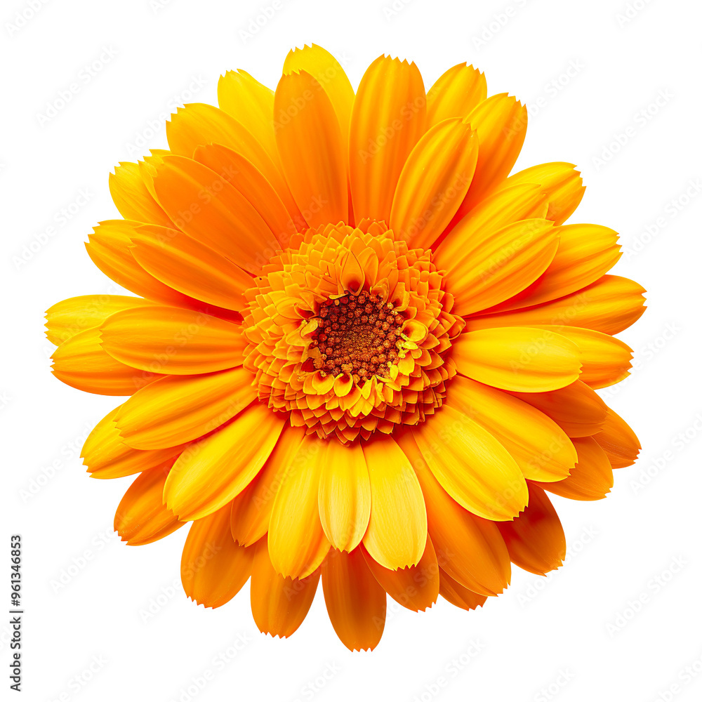 Calendula flower isolated on transparent and white background Calendula flower isolated on transparent and white background
