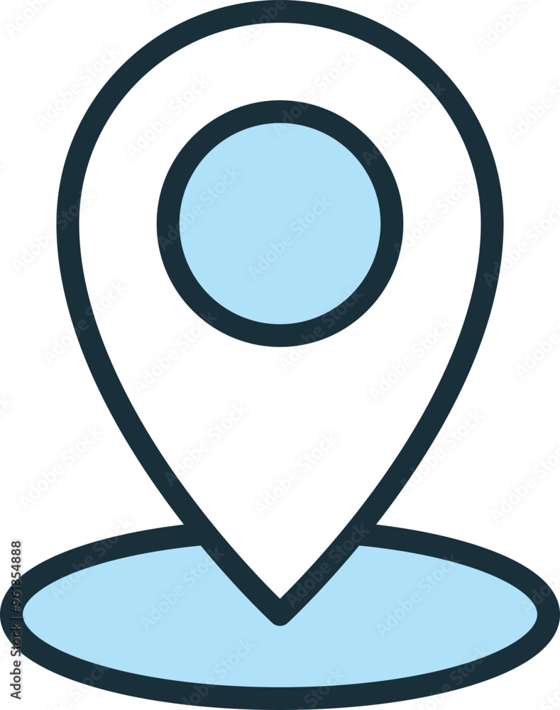 Drop Pin Address Icon