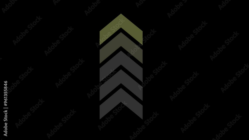 A color arrow animation on the background .arrow concept A color arrow animation on the background .arrow concept