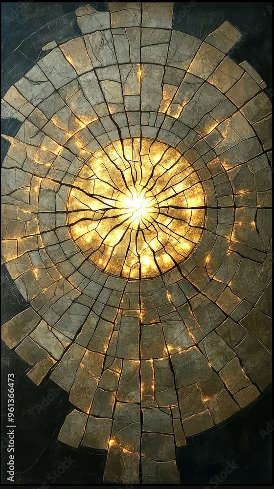 Fototapeta premium Shattered Sundial, Sundial