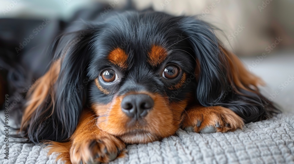 Adorable Cavalier King Charles Spaniel Puppy