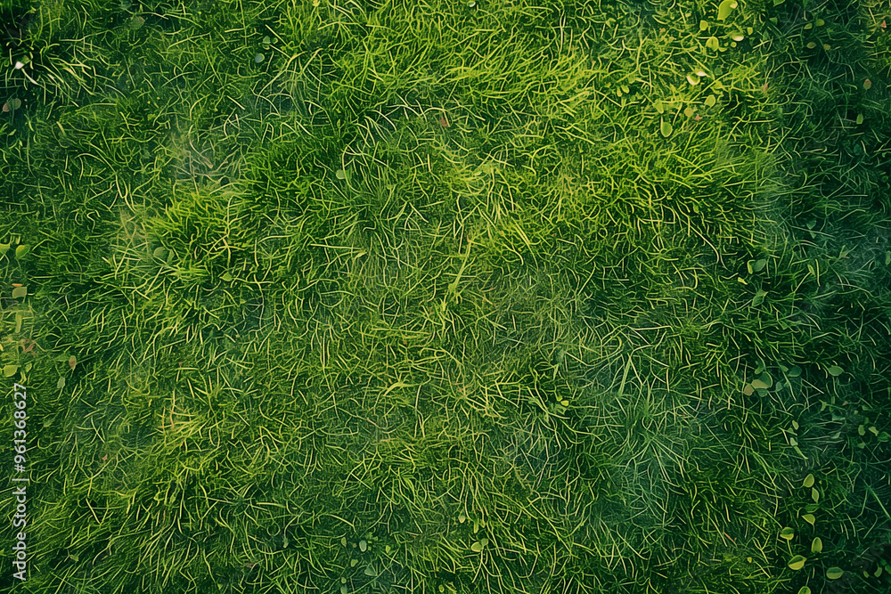 Aerial View of Empty Green Grass Field Background Aerial View of Empty Green Grass Field Background