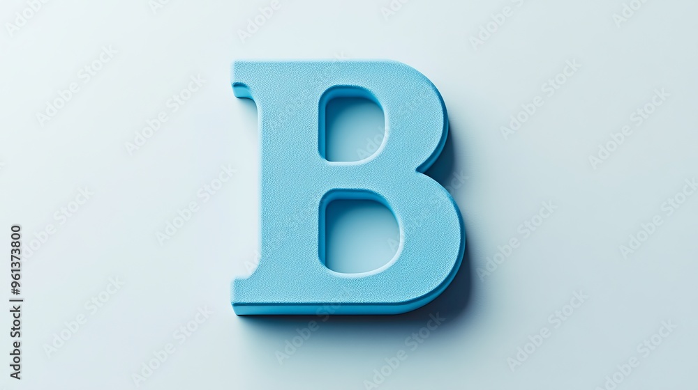 The 3D letter The 3D letter