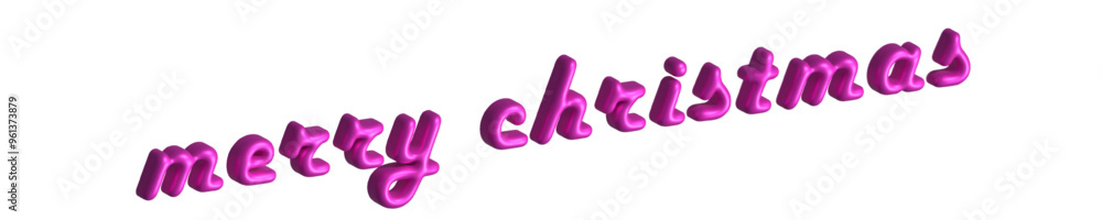 3D vector Text merry christmas 3D vector Text merry christmas