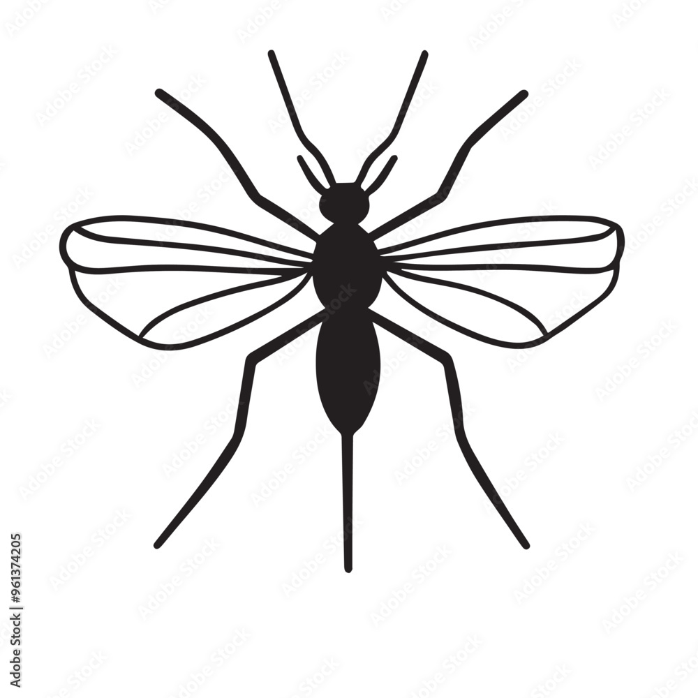 Mosquito in cartoon, doodle style . Image for t-shirt, web, mobile apps and ui. Isolated 2d vector illustration in logo, icon, sketch style, Eps 10, black and white. AI Generative Mosquito in cartoon, doodle style . Image for t-shirt, web, mobile apps and ui. Isolated 2d vector illustration in logo, icon, sketch style, Eps 10, black and white. AI Generative