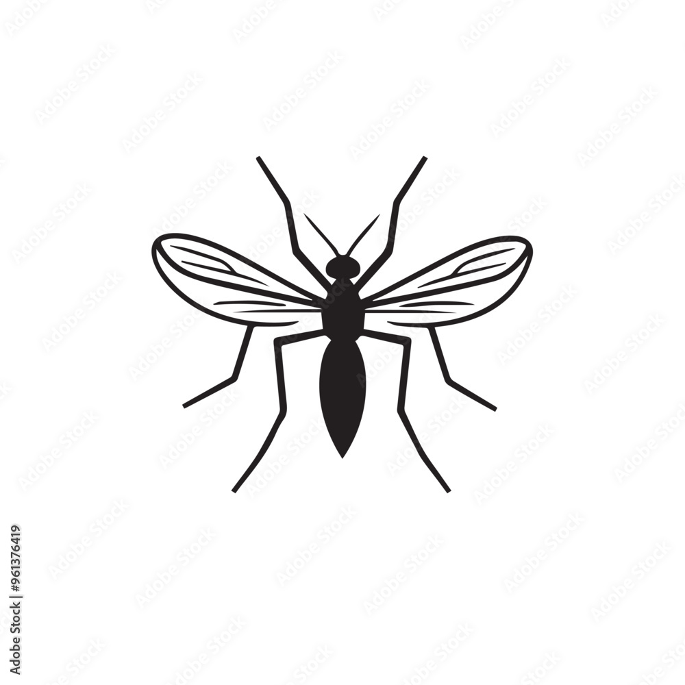 Mosquito in cartoon, doodle style . Image for t-shirt, web, mobile apps and ui. Isolated 2d vector illustration in logo, icon, sketch style, Eps 10, black and white. AI Generative Mosquito in cartoon, doodle style . Image for t-shirt, web, mobile apps and ui. Isolated 2d vector illustration in logo, icon, sketch style, Eps 10, black and white. AI Generative
