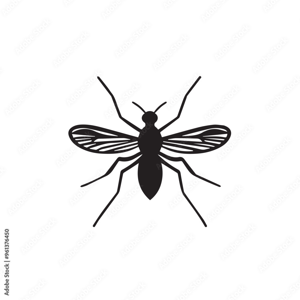Mosquito in cartoon, doodle style . Image for t-shirt, web, mobile apps and ui. Isolated 2d vector illustration in logo, icon, sketch style, Eps 10, black and white. AI Generative Mosquito in cartoon, doodle style . Image for t-shirt, web, mobile apps and ui. Isolated 2d vector illustration in logo, icon, sketch style, Eps 10, black and white. AI Generative