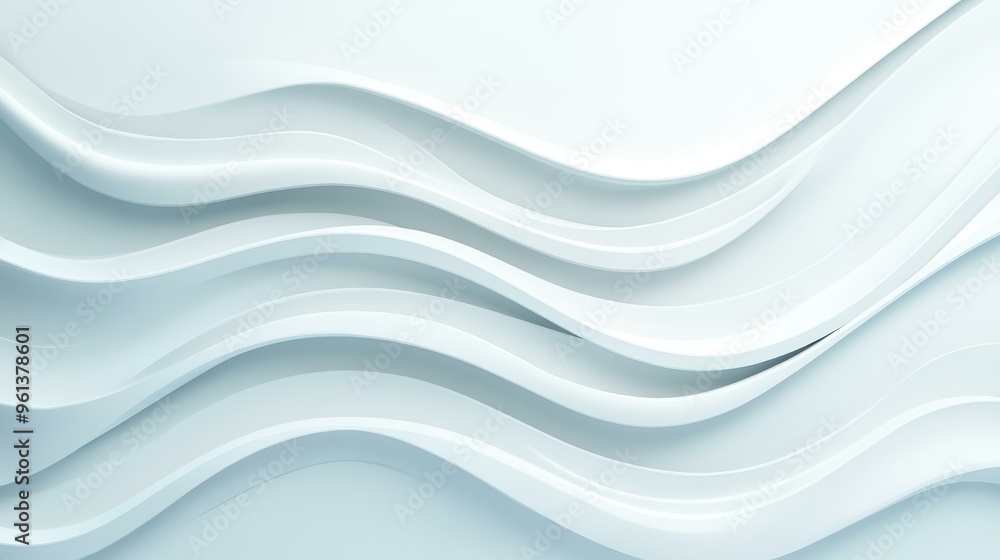 Obraz premium Explore this white, clear, and subtle abstract background in high definition, perfect for a minimalist and modern vibe.
