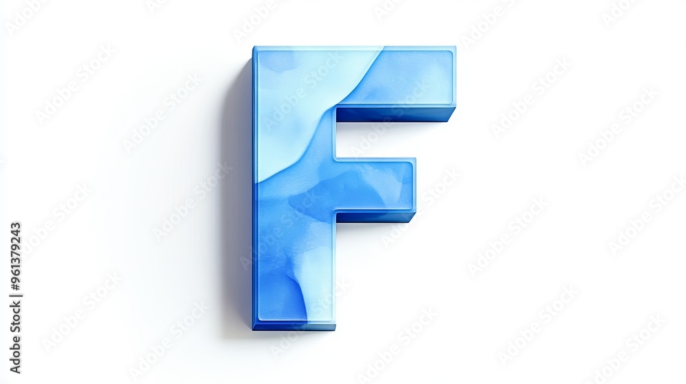 3D alphabetical symbol 3D alphabetical symbol